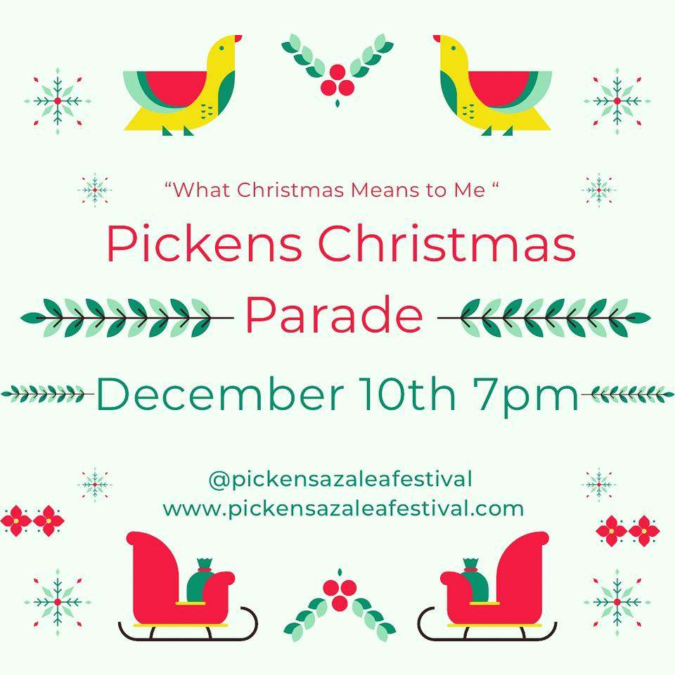 Pickens Christmas Parade Ten at the Top
