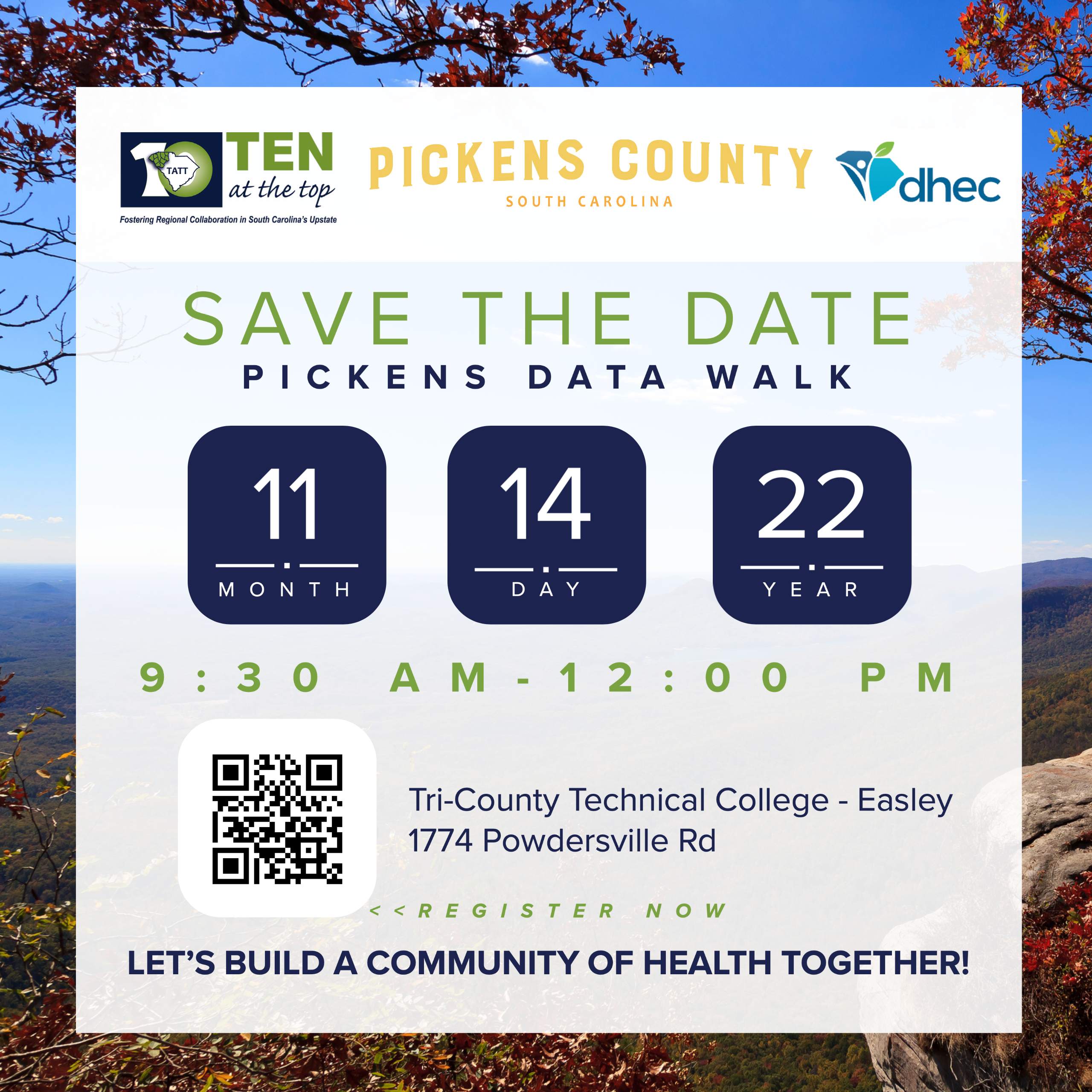 Pickens Data Walk